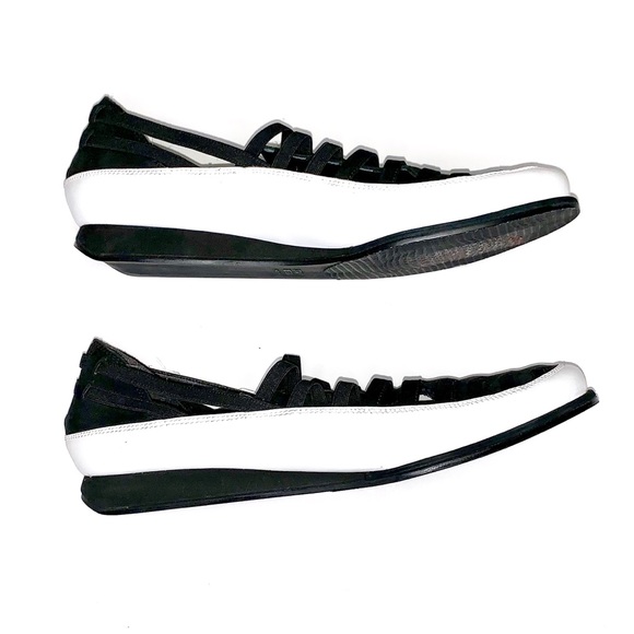 Stuart Weitzman Move-In Strappy Elastic Sneaker size 8.5 Black - Picture 4 of 8